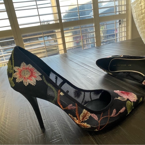 Zara floral heels - Picture 4 of 6